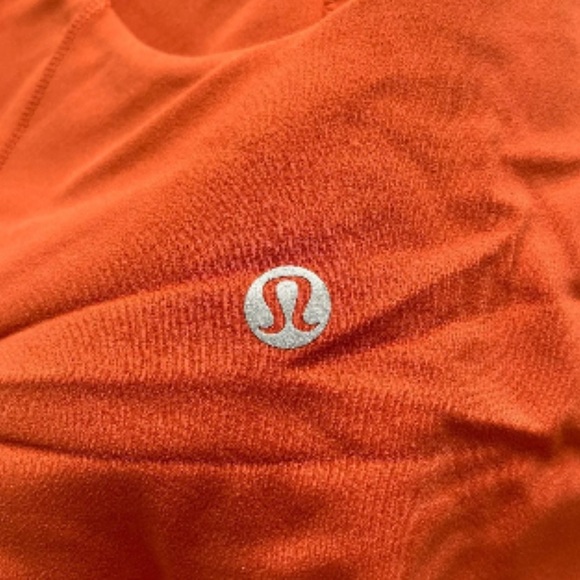 🍋🧡🍊NEW- Lululemon Alian high neck tank top in canyon orange - Picture 11 of 17